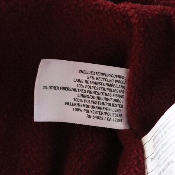 Old Navy Women's Large Pink Sleeveless Tweed Fleece‎ Lined Puffer Jacket Vest - Picture 11 of 11